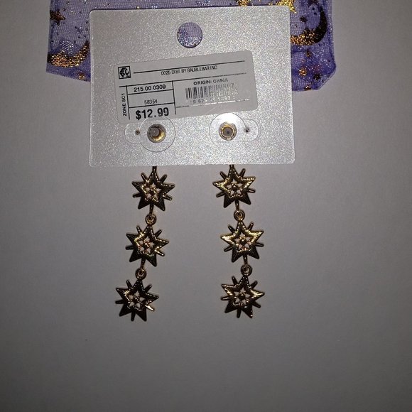 2Pc Nwt Ted Baker London Sleeveless V-Neck Multi Pleated Dress/Earring MSRP $359 - Picture 6 of 6